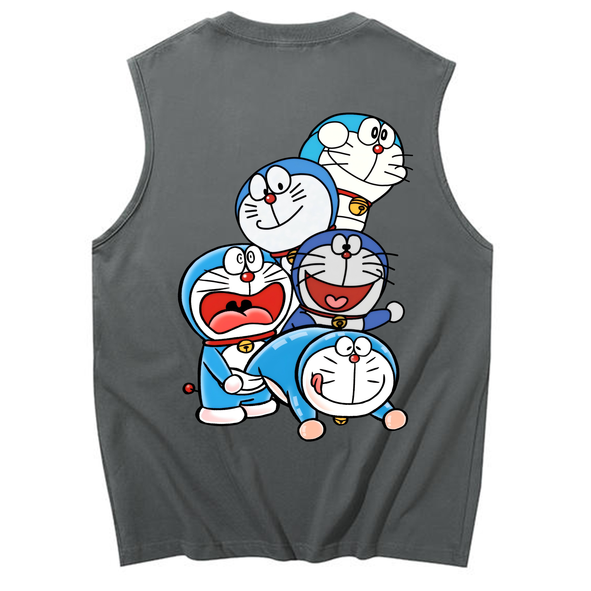 （画像用） ドラえもん Doraemon コットン100％タンクトップ（背面プリント）